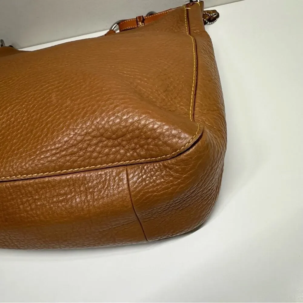 Vintage | Coach | Chelsea Pebbled Leather Hobo Bag | Brown | F05S-8E98